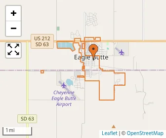 Area schools map